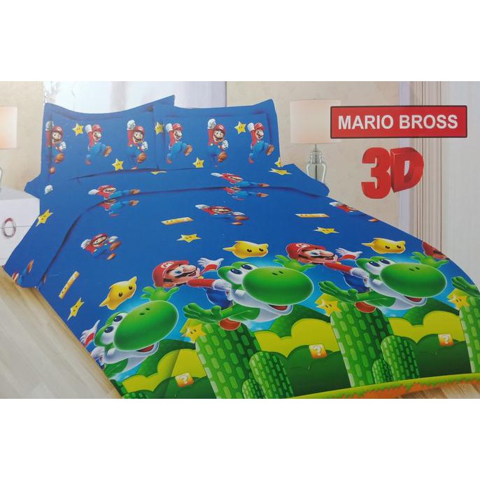 Sprei Bonita King 180X200 No.1 Mario Bross / Seprai Gres
