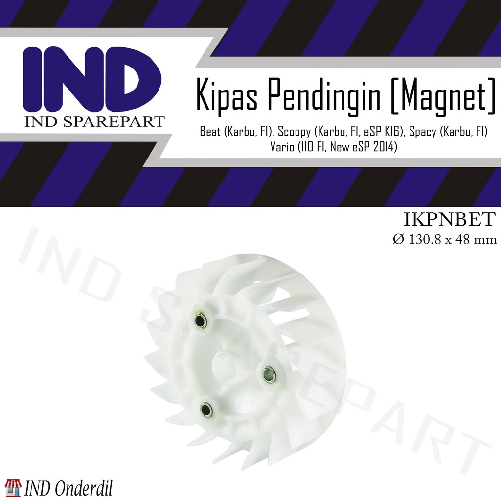 Kipas Pendingin Magnet/Magnit/Radiator Beat Karbu/FI/Lama/Scoopy/F1/ESP K16/Vario FI/New/ESP 2014