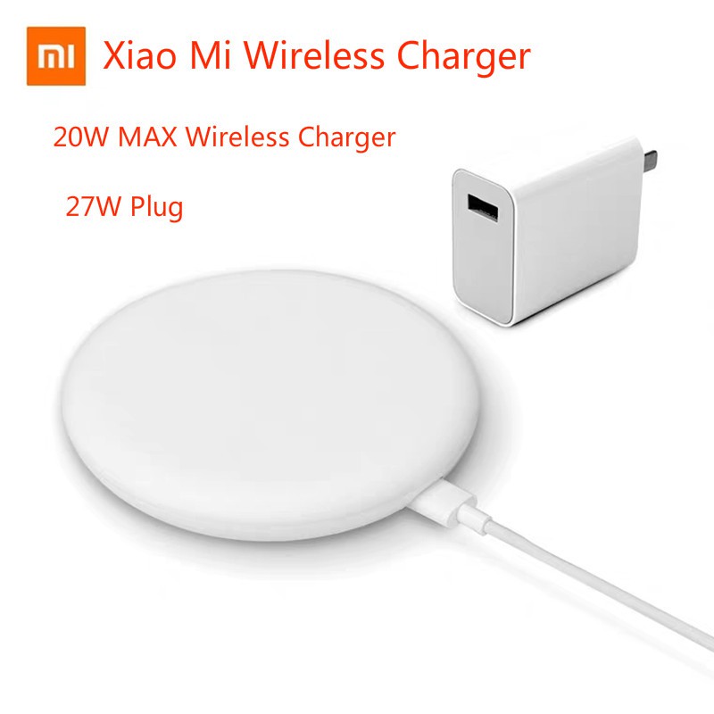 wireless charger Original Xiaomi Wireless Charger 20W Max For Mi 9 (20W) MIX 2S / MIX 3 (10W) Qi