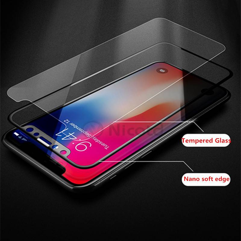 2021 Pelindung Layar Tempered Glass Anti Gores Shockproof Untuk Iphone 11 12 13 Pro Max Mini X Xs Max Xr