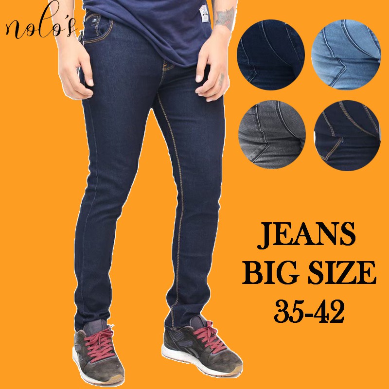 JEANS  PENSIL BIG SIZE  PRIA  - JEANS BIG SIZE - CELANA JEANS JUMBO -JEANS JUMBO