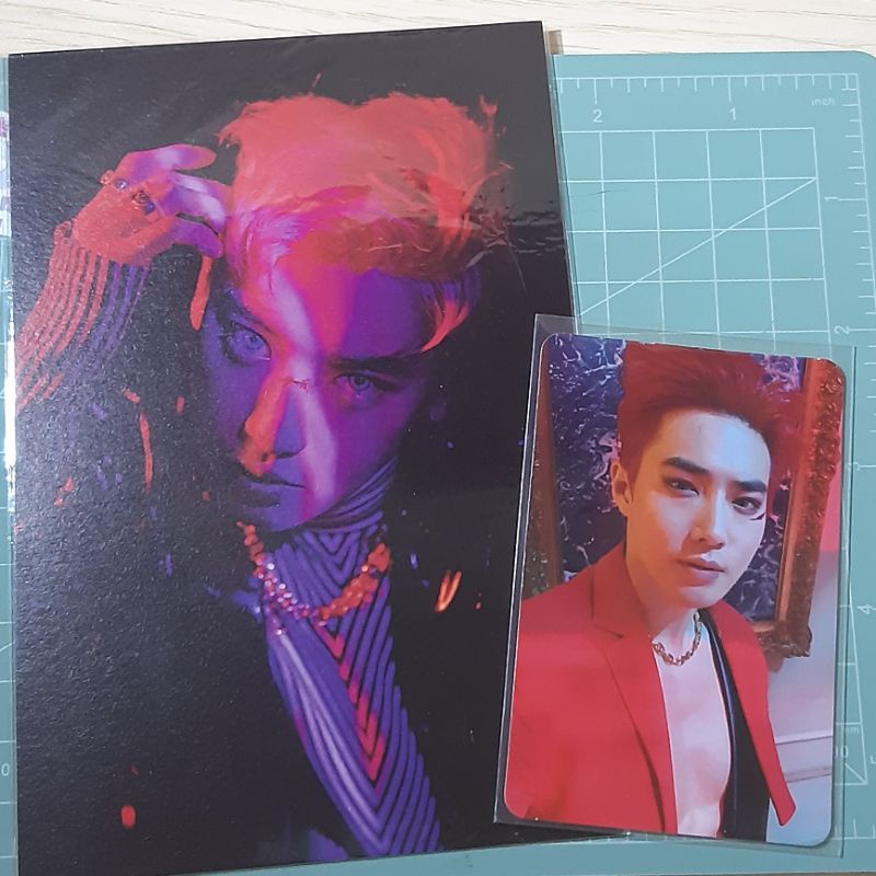PHOTOCARD PC SUHO CHANYEOL POSTCARD OBSESSION VER
