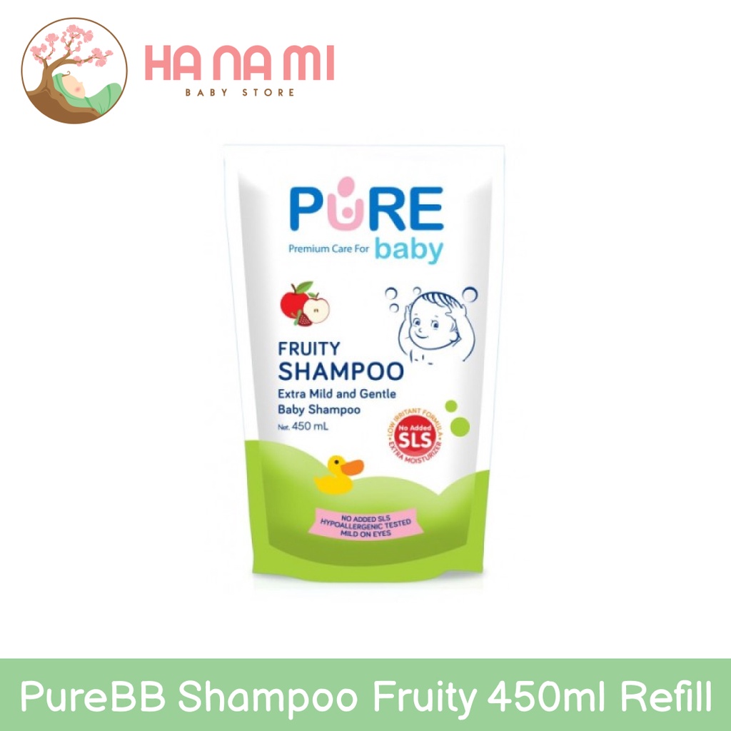 Purebb Shampoo Freshy / Fruity 450ml Refill - Shampoo Anak
