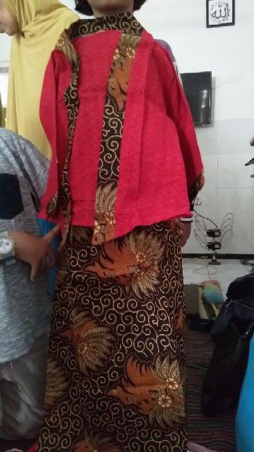 Kebaya Anak Kutubaru Anak Seragam Sekolah Batik Baju Batik Anak Seragam Batik Anak Kba Panjang