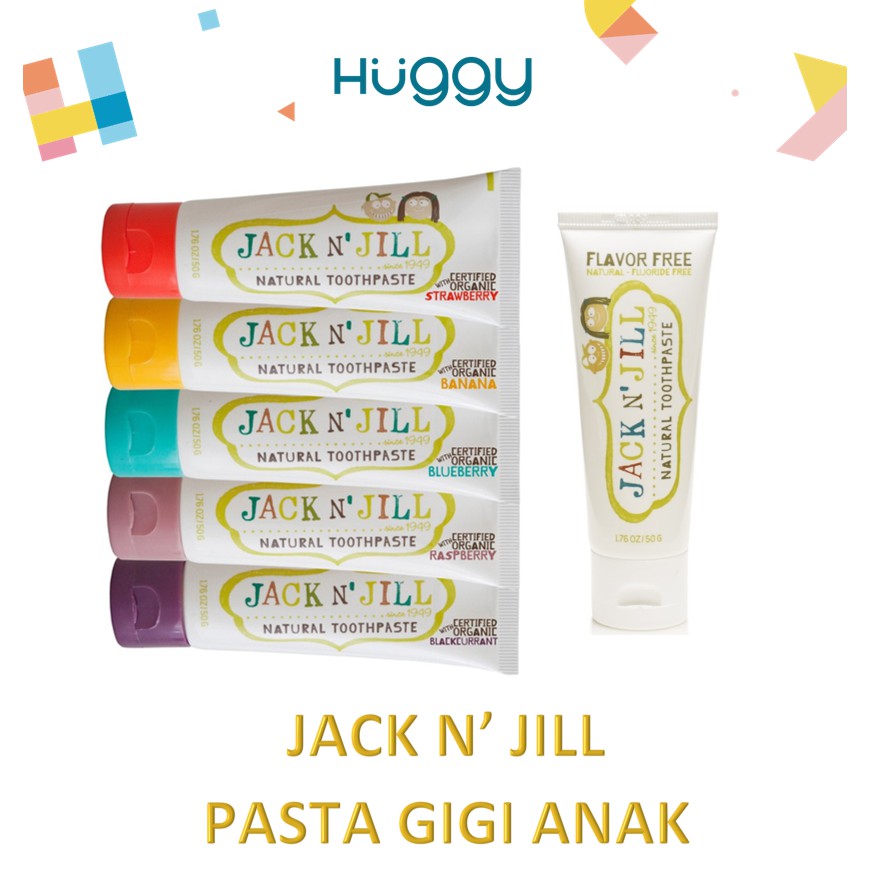 Jack N Jill Toothpaste Odol Pasta Gigi Bayi Anak Organik BPOM