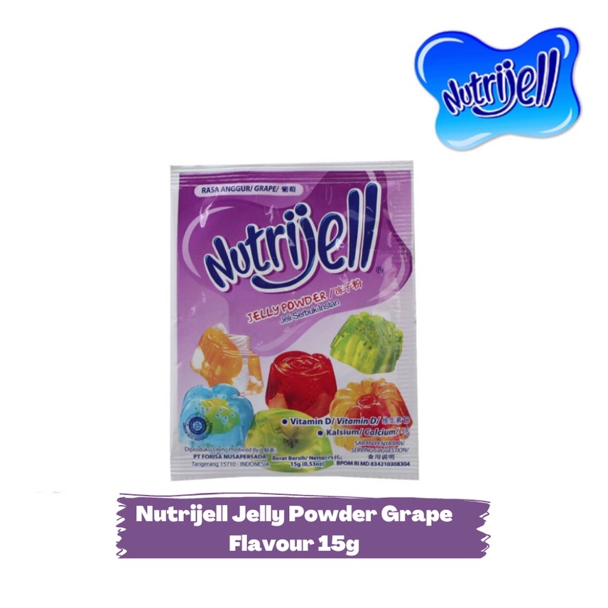 

NUTRIJELL ANGGUR/ GRAPE FLAVOUR JELLY POWDER 15g