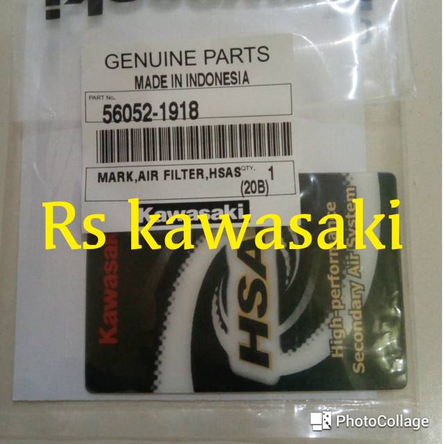 Stiker hsas striping hsas ninja r dan rr original