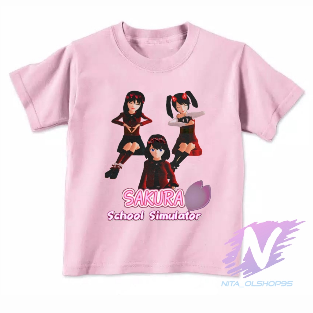 kaos sakura school simulator baju kaos anak sakura sahabat