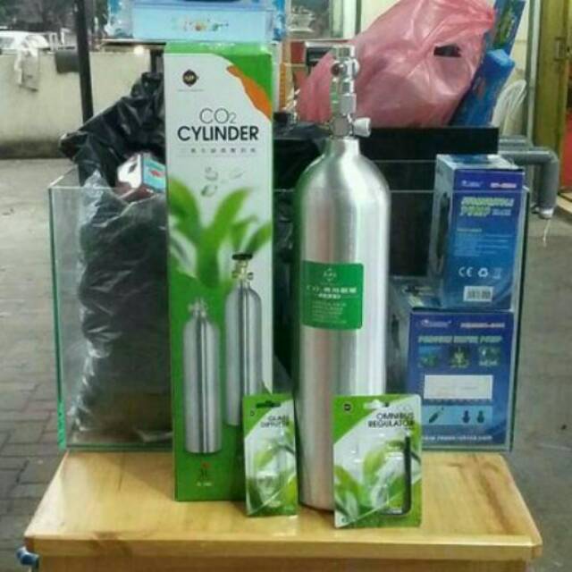 Tabung CO2 Aluminium 3kg Lengkap Siap Pakai