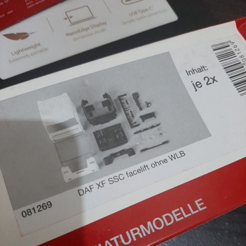 herpa 081269 cabin Daf XF skala 87