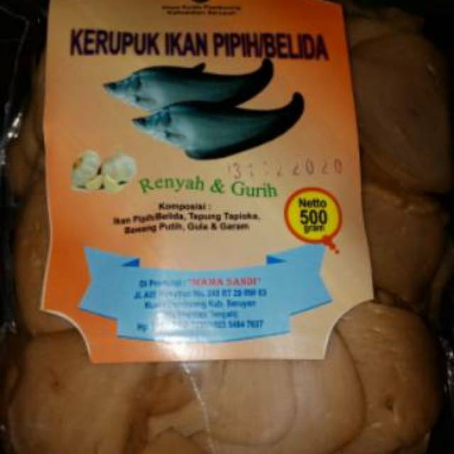 

Kerupuk IKAN PIPIH 500 gr