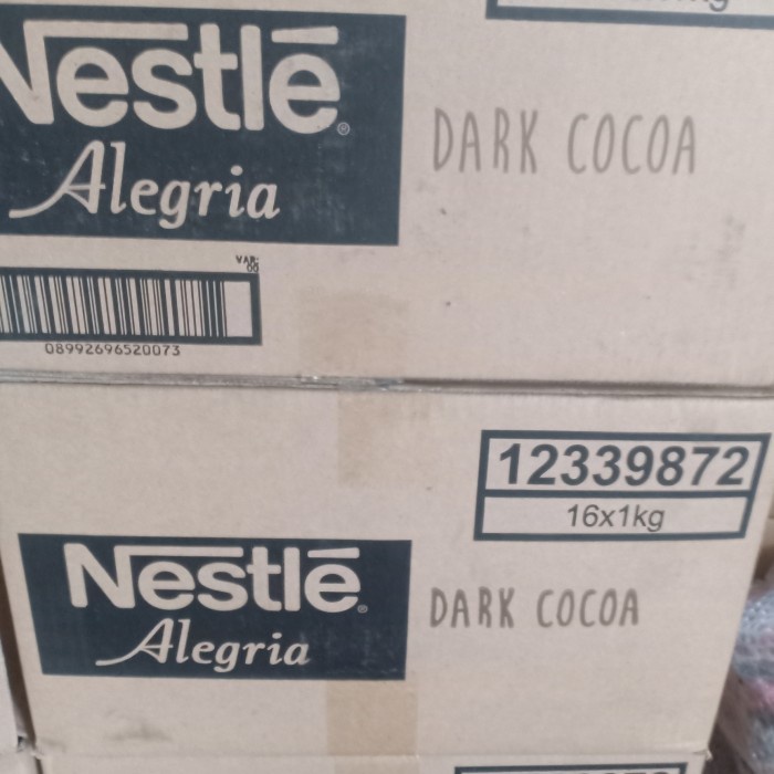 

ORIGINAL MURAH Nestle Dark Cocoa Alegria 1KG KHUSUS GOJEK&GRAB