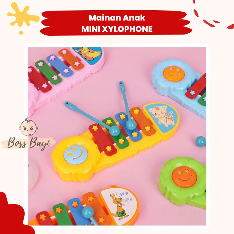 Mainan Anak Mini Xylophone / Kolintang Kecil / Mainan Alat Musik Pukul