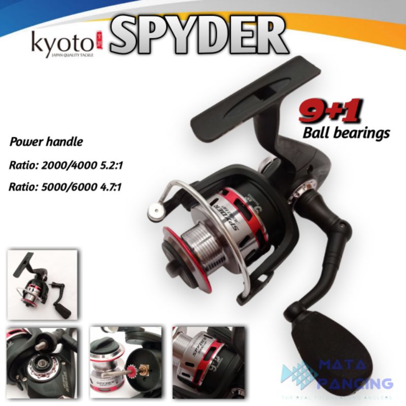 Reel kyoto spyder 2000 3000 4000 5000 6000 POWER HANDLE