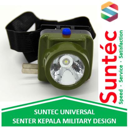 MILITARY WATERPROOF HEADLIGHT LED CREE LED CREE - SENTER KEPALA HEADLAMP FLASHLIGHT