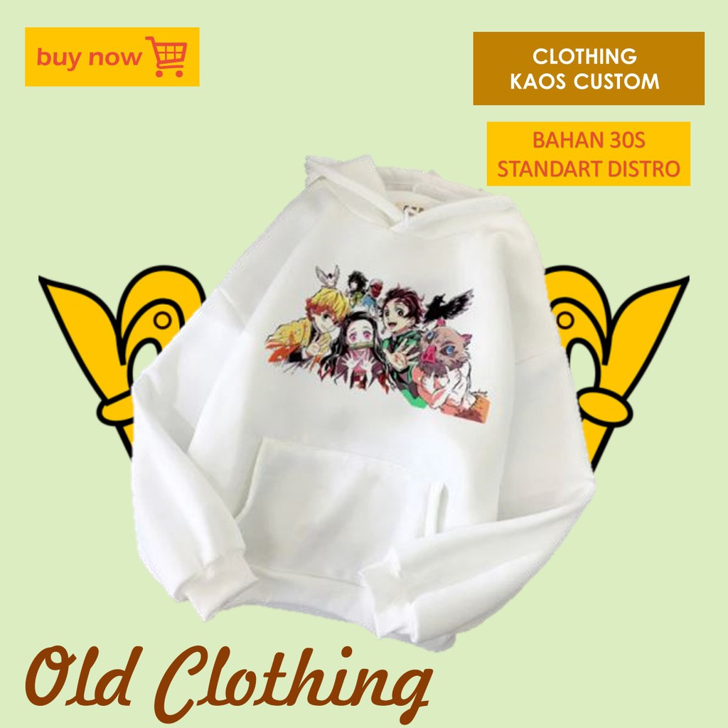 Sweater Pria Premium Jaket Hoodie Pria Hudy Anime Demon Slayer