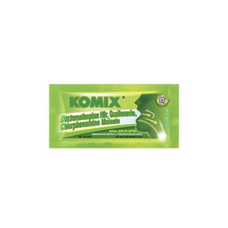 Komix sachet 7 ml jeruk nipis | peppermint | jahe