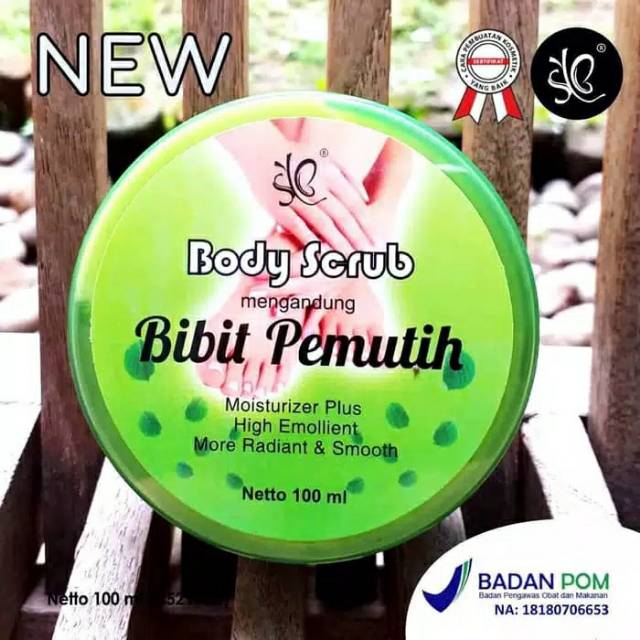 BODY SCRUB BIBIT PEMUTIH SYB BPOM ORIGINAL /Lulur pemutih badan