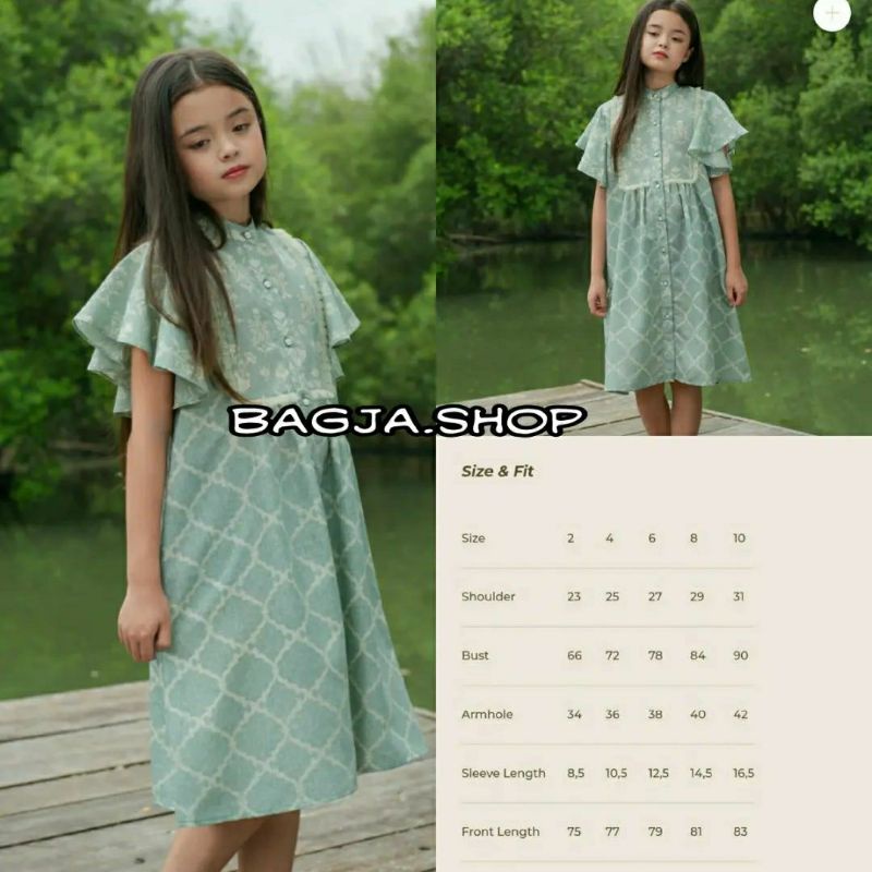 SALE New Seva Dress Mint Aleza Label Kids