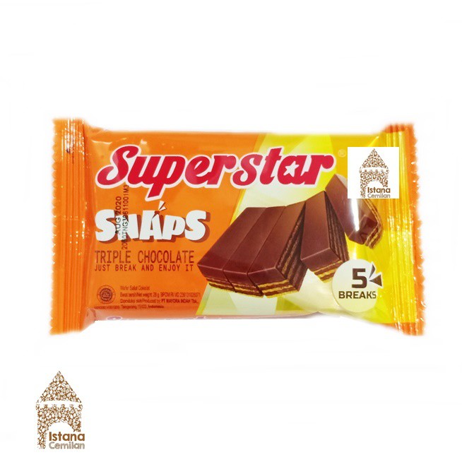 Superstar SNAPS Triple Chocolate 28 Gram