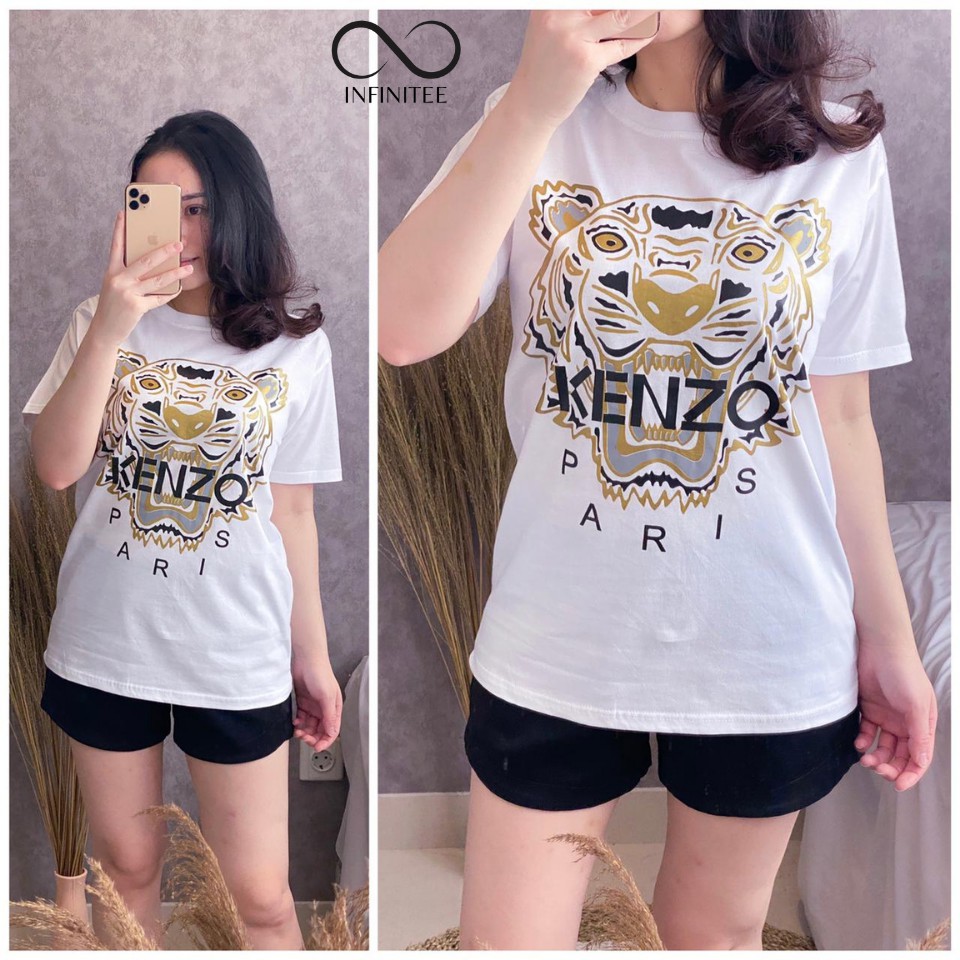 Kaos Cotton Combed 30s Premium | Kaos Cewek Murah | Atasan Kaos Import Wanita | KNZ0