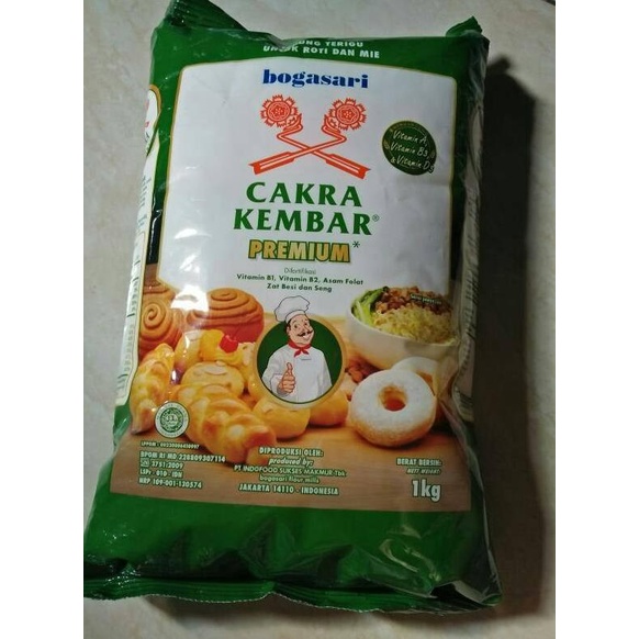 

TERBARU Tepung Cakra Kembar Premium 1dus Isi 12pcs