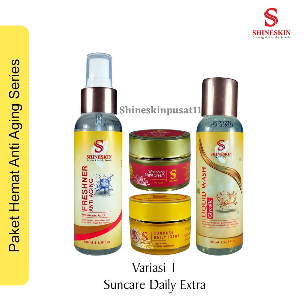 SHINESKIN PAKET ANTI AGING SERIES/PAKET HEMAT