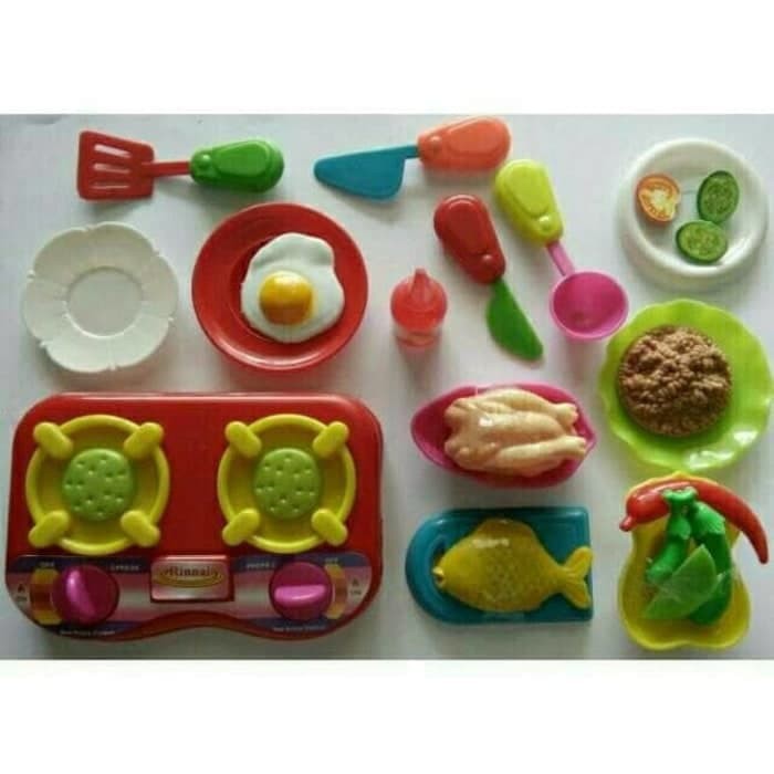 [BISA COD ]Ciustoys KS68 Mainan Anak Restoran Keliling Dan Masak Masakan-1
