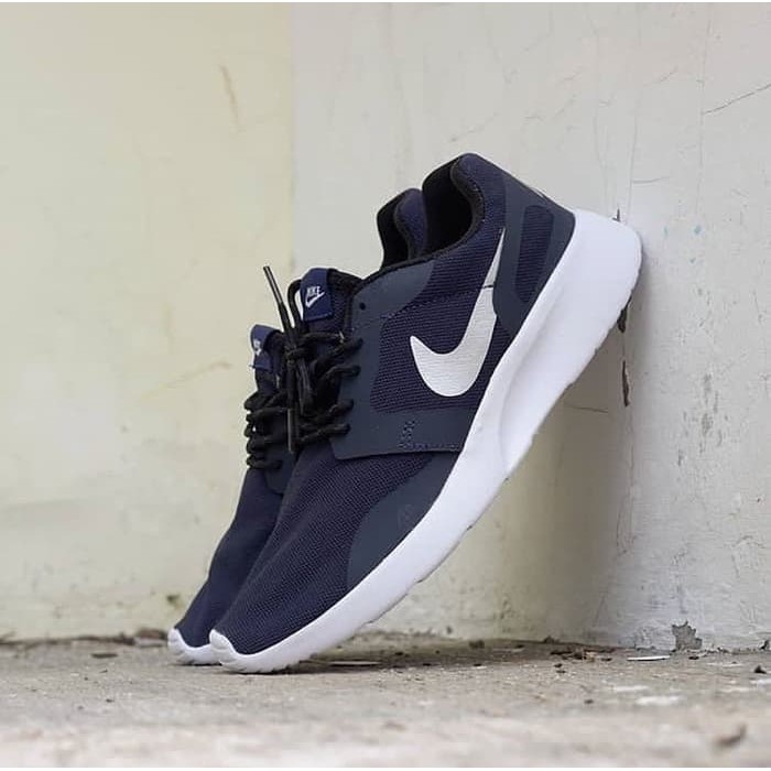 Original Sepatu Pria Sneakers Running Nike Kaishi Run Black White