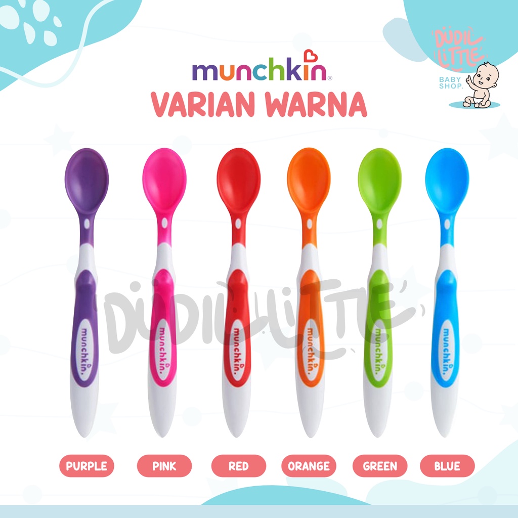 SENDOK MUNCHKIN SOFT TIP INFANT SPOON SATUAN BISA COD