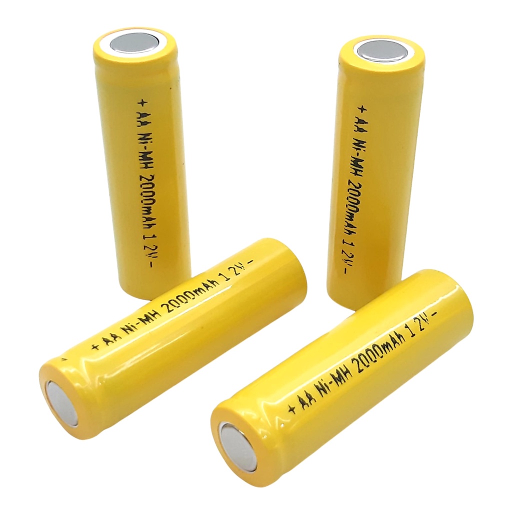 Baterai Cas/Charger AA/A2 Ni-MH 1.2volt - 2000mAh Harga 4Pcs