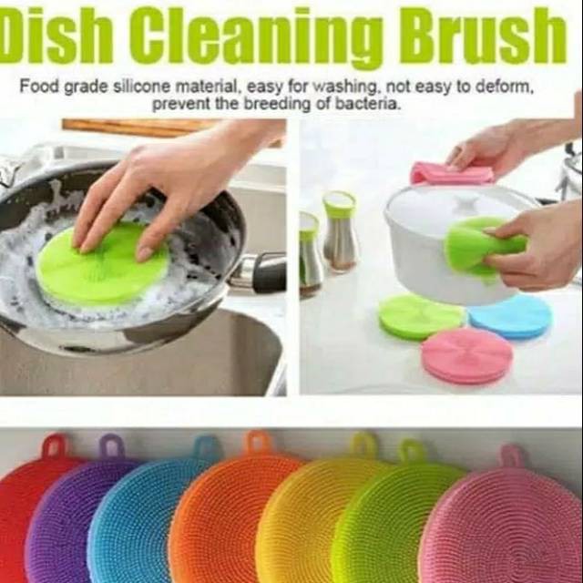 Spon Silikon Pencuci Piring/Dish Sponge Silikon