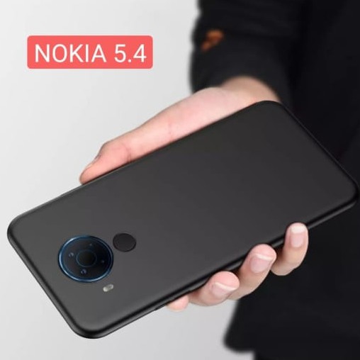 Case Nokia 5.4 2021 Terbaru Black Ring Silicone Casing Cover Hp Soft