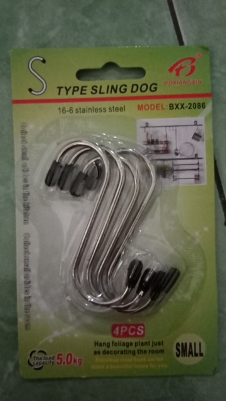 Gantungan Barang Bentuk S Hook Serbaguna Isi 4 Pcs 0644