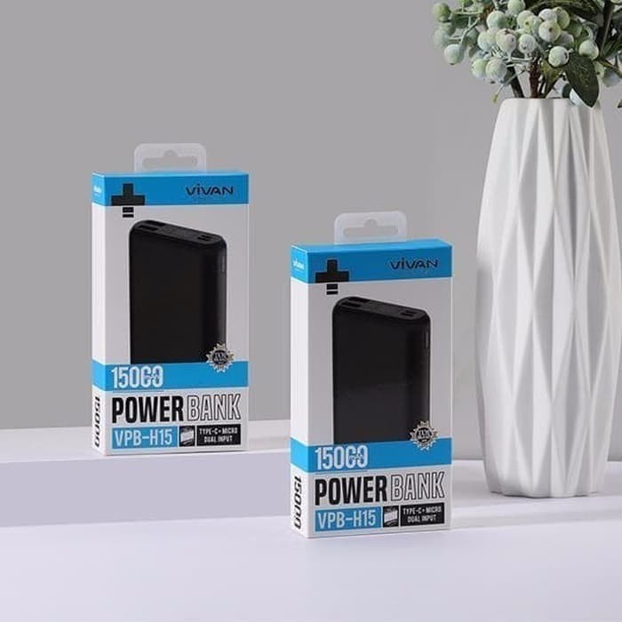 Promo Power Bank Powerbank Vivan VPB-H15 15.000mAh Baru