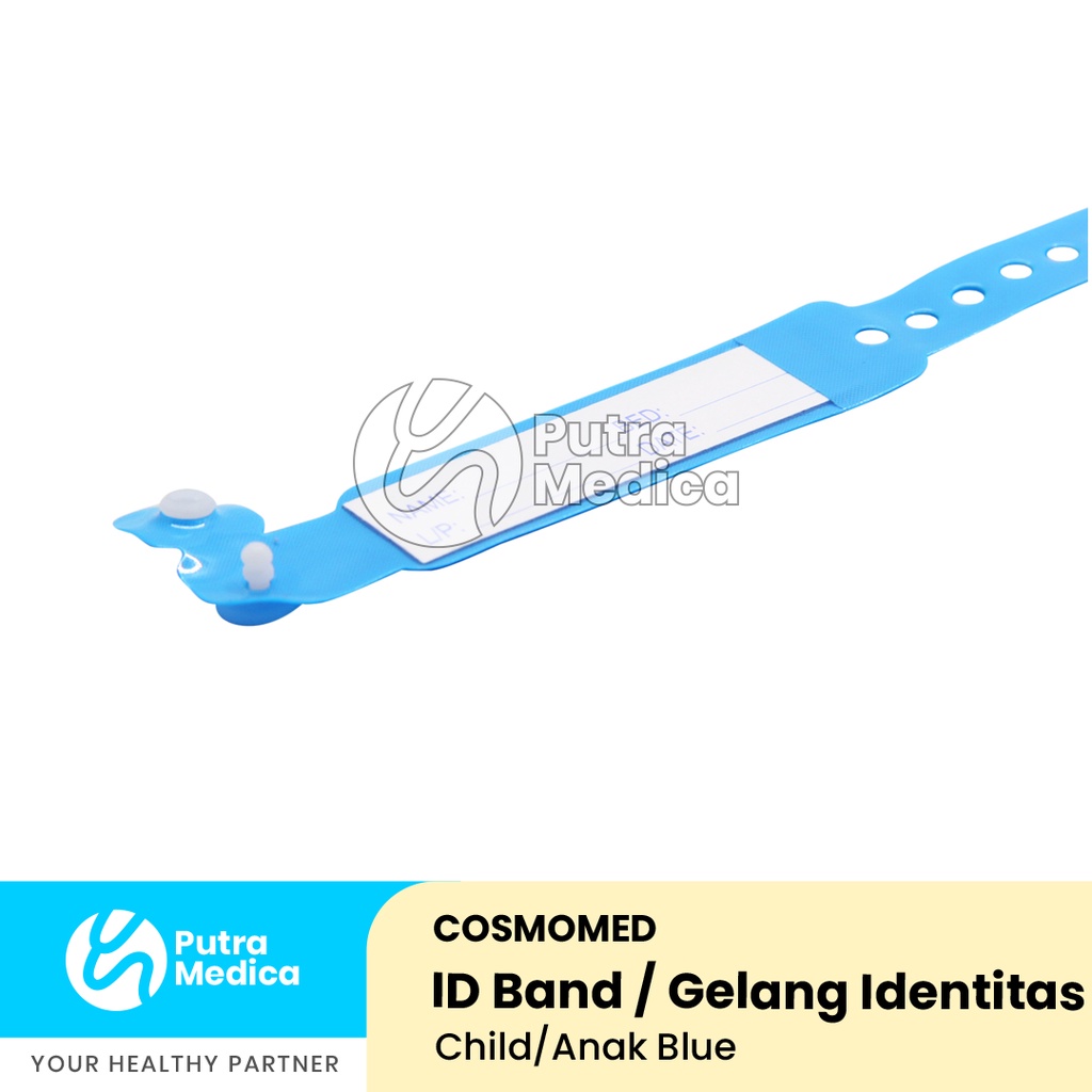 Cosmomed ID Band Anak - 1 Pc / Gelang Identitas Identifikasi Pasien / Identification Bracelet