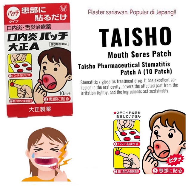 Taisho Patch - Plester Patch Obat Sariawan Japan