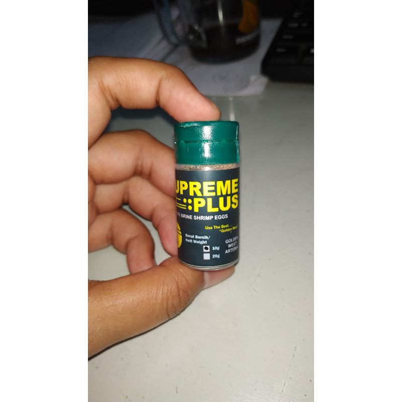artemia tetas supreme plus pakan burayak cupang koki 10 gram