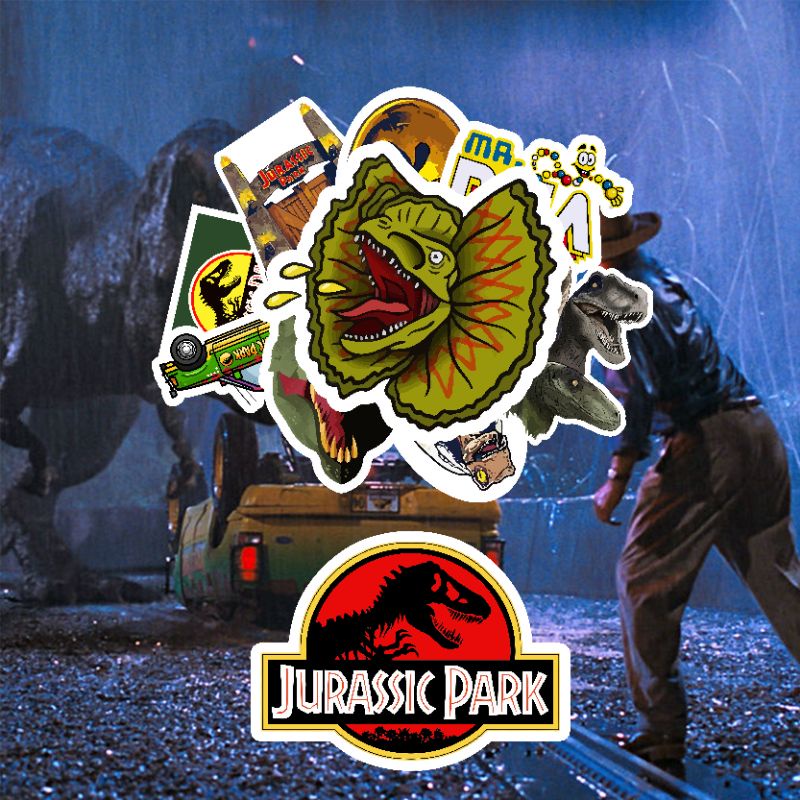 Jual Jurassic Park Stiker Set Movie Stickers Shopee Indonesia