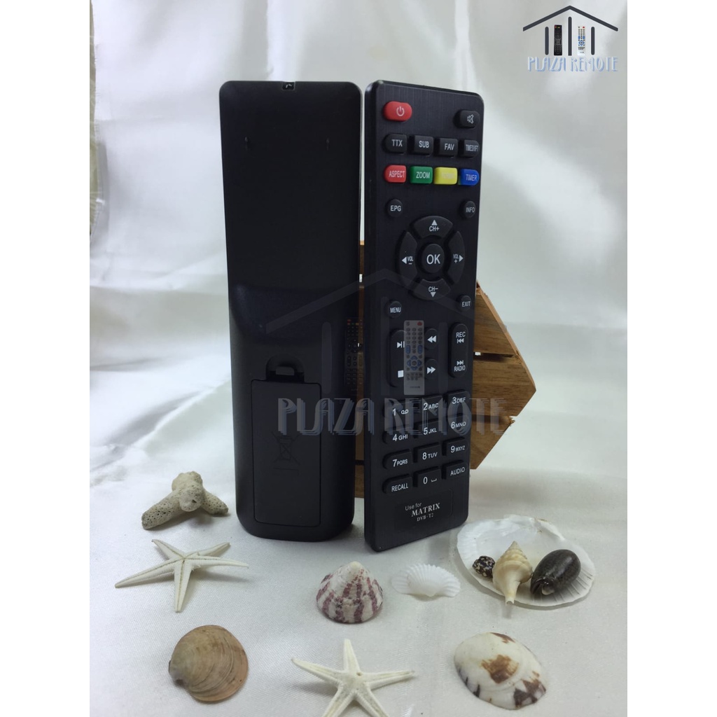 Remot / Remot Set Top Box DVB T2 Matrix Apple HD MERAH / ecer dan grosir