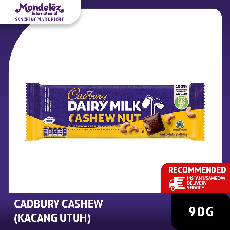 

AJ06 CADBURY-Cadbury Dairy Milk Chocolate Cashew Nut 90g