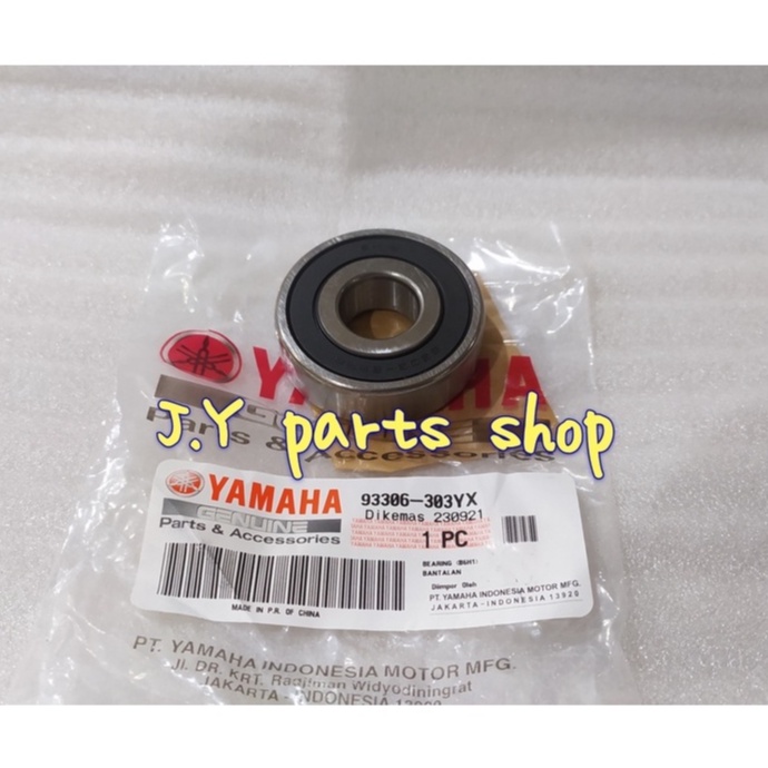 bearing laher as roda belakang di swing arm 6303 rs nmax n max aerox 155 lexi original ygp