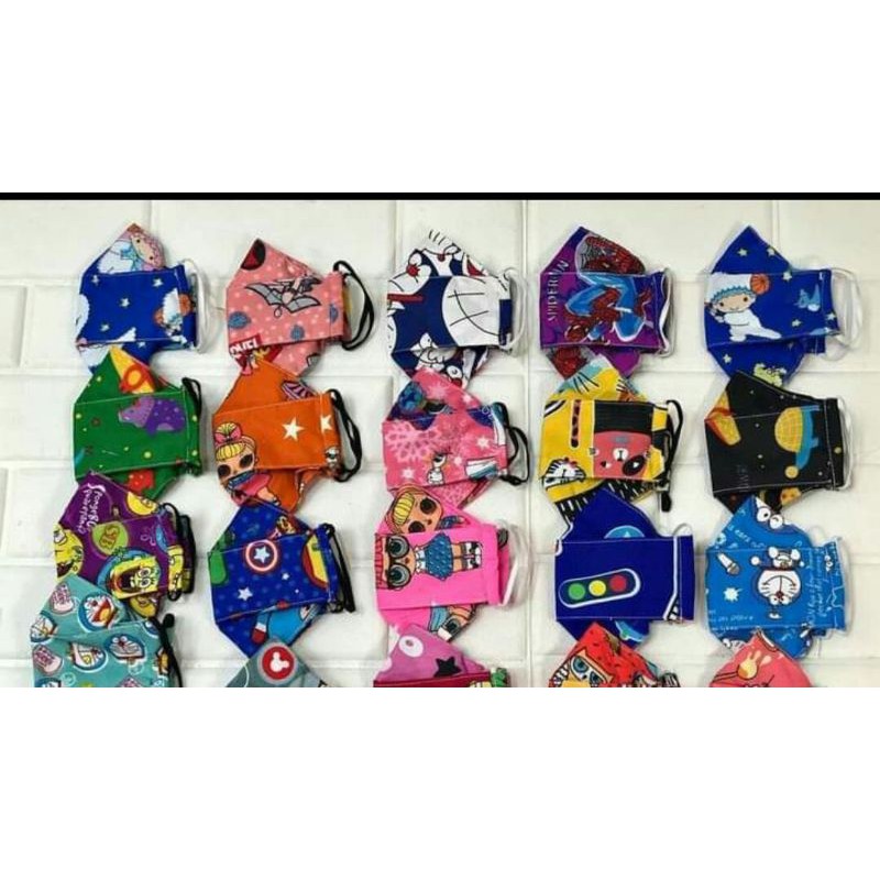 masker 3D anak
