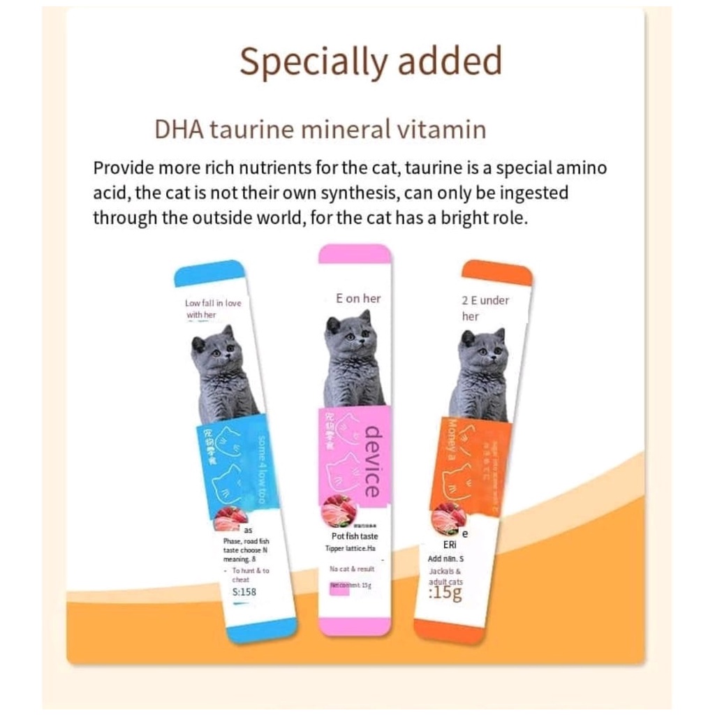 Snack Kucing Creamy Cat Strip 16 gram Snack Camilan