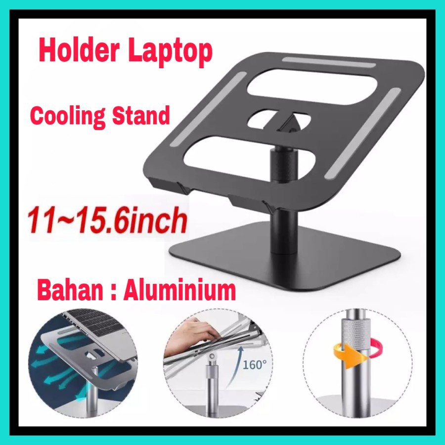 NA - Holder Laptop / Macbook Aluminium Folding Cooling Stand VLS 03