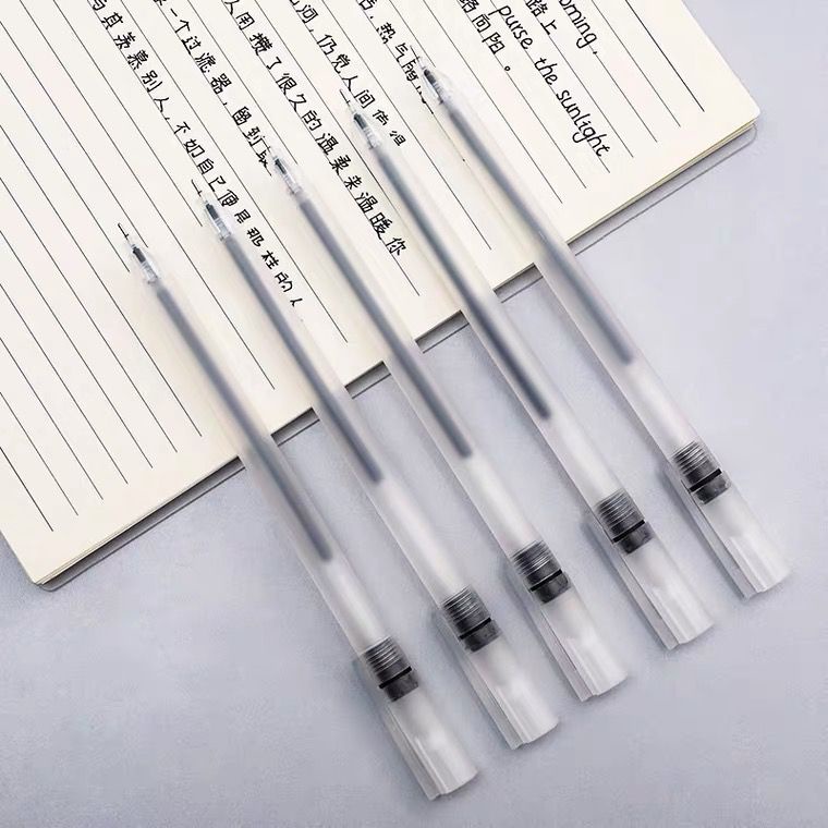 [THE UNIVERSE] Pulpen Gel Dove Case Polos 0.5mm Pena Cair Murah Gel Pen - ST021