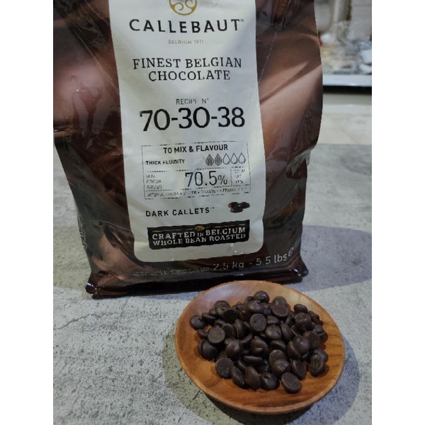 CALLEBAUT 70-30-38 DARK CHOCOLATE 70% - 500 gr