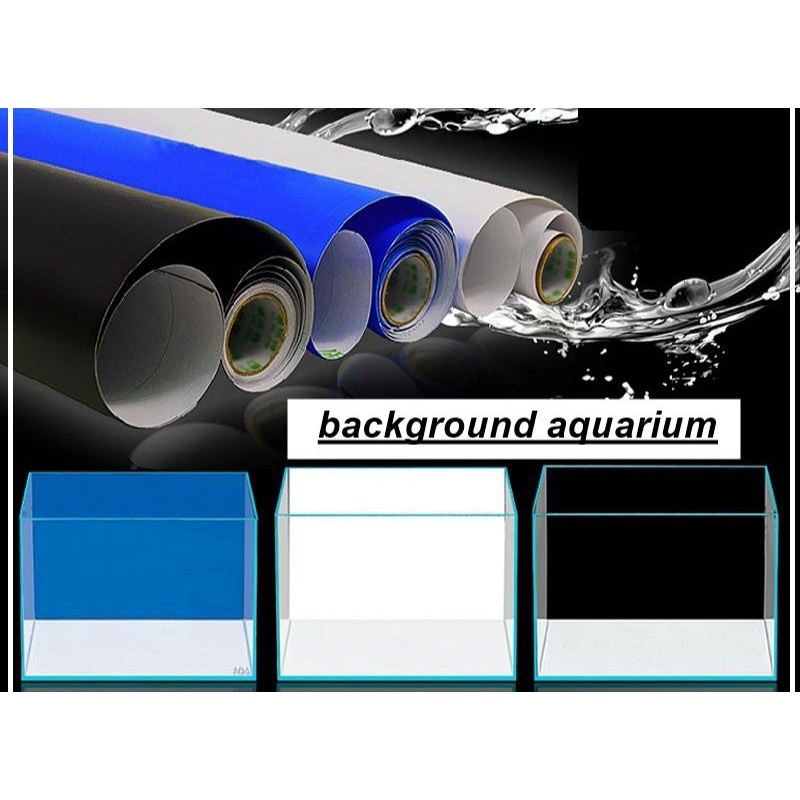 STIKER BACKGROUND AQUARIUM