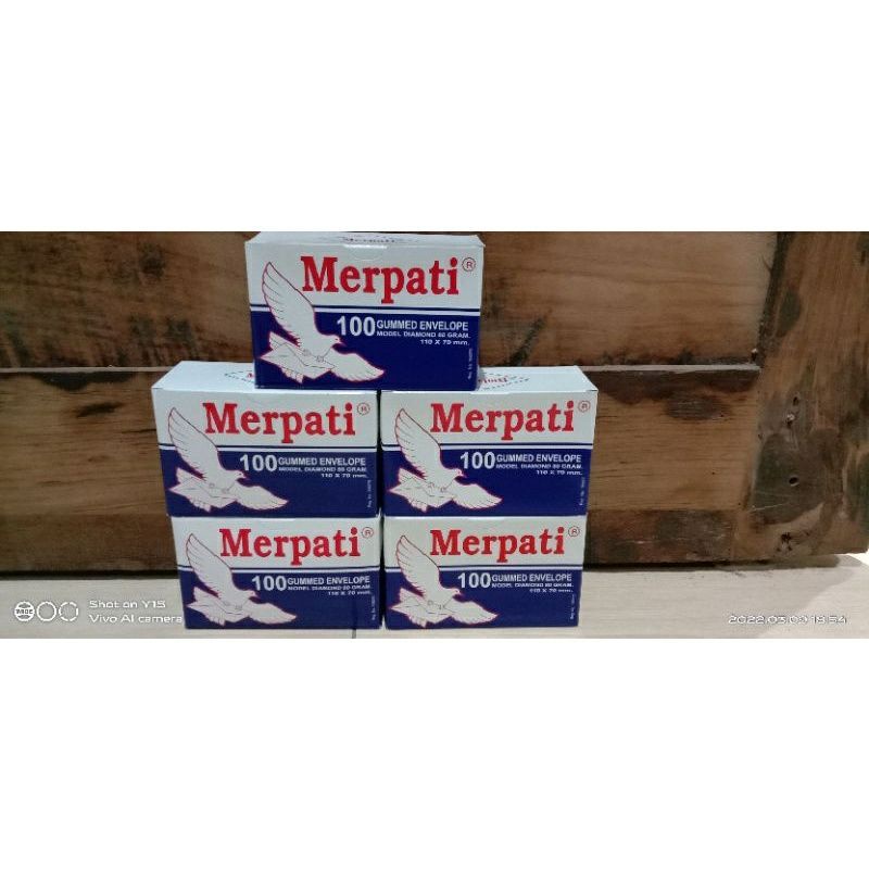 

Amplop polos merk merpati isi 100