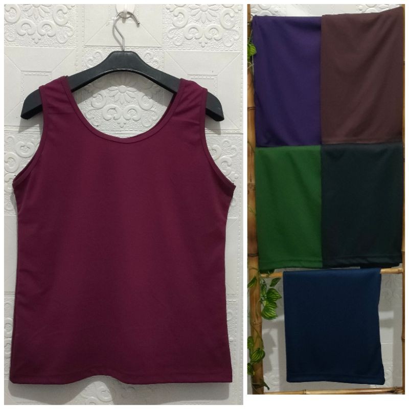 Singlet jumbo /Tanktop tali gede / Tanktop polos